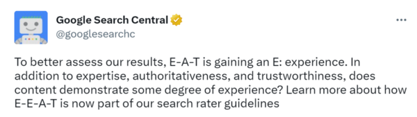 EEAT GUIDELINES (SEARCH CENTRAL UPADTE)
