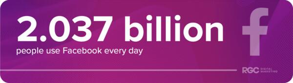 2.037 billion people use Facebook every day