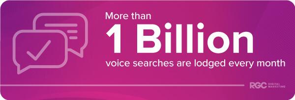 Statistic about the growth of voice searches