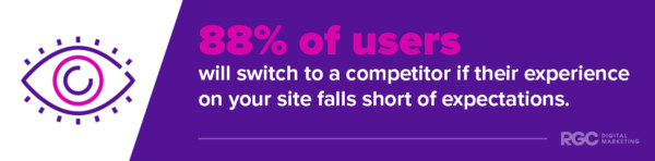 users switching to competitors websites