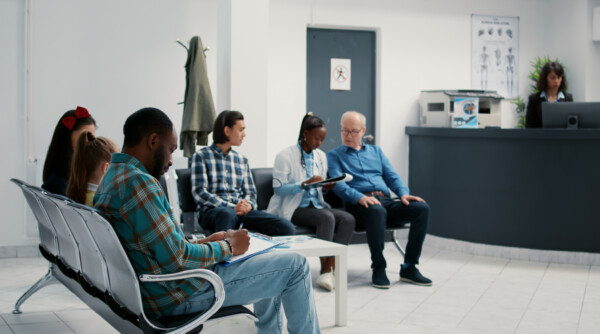 patients in waiting room